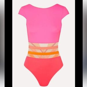 Agent Provocateur Zenaya short sleeve swimsuit